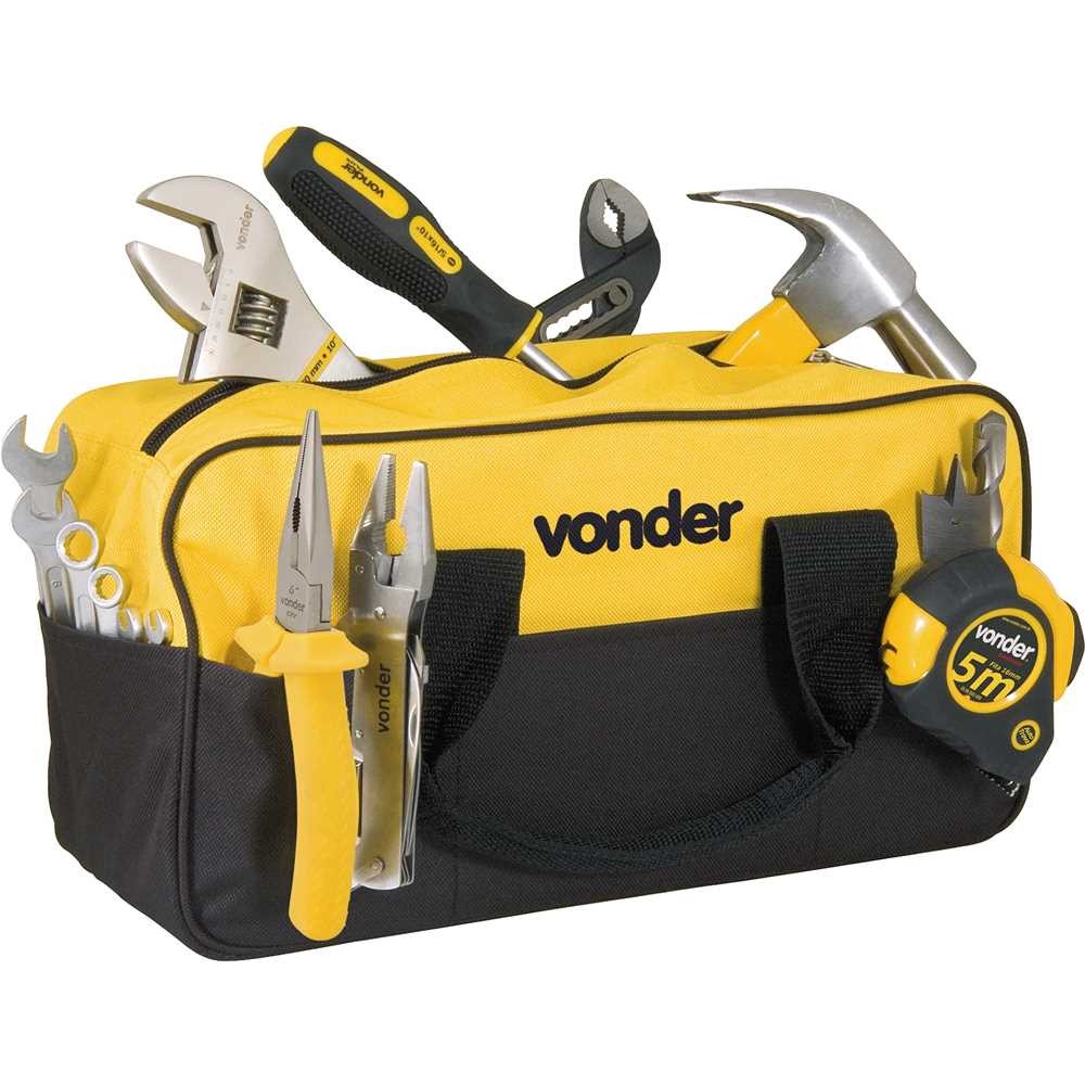 Bolsa De Lona Reforçada Para Ferramentas Vonder Bl005