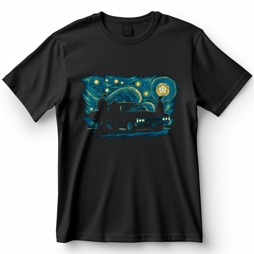 Camisa Supernatural Sam Dean Carro Baby Blusa Camiseta de Séries 100% Algodão