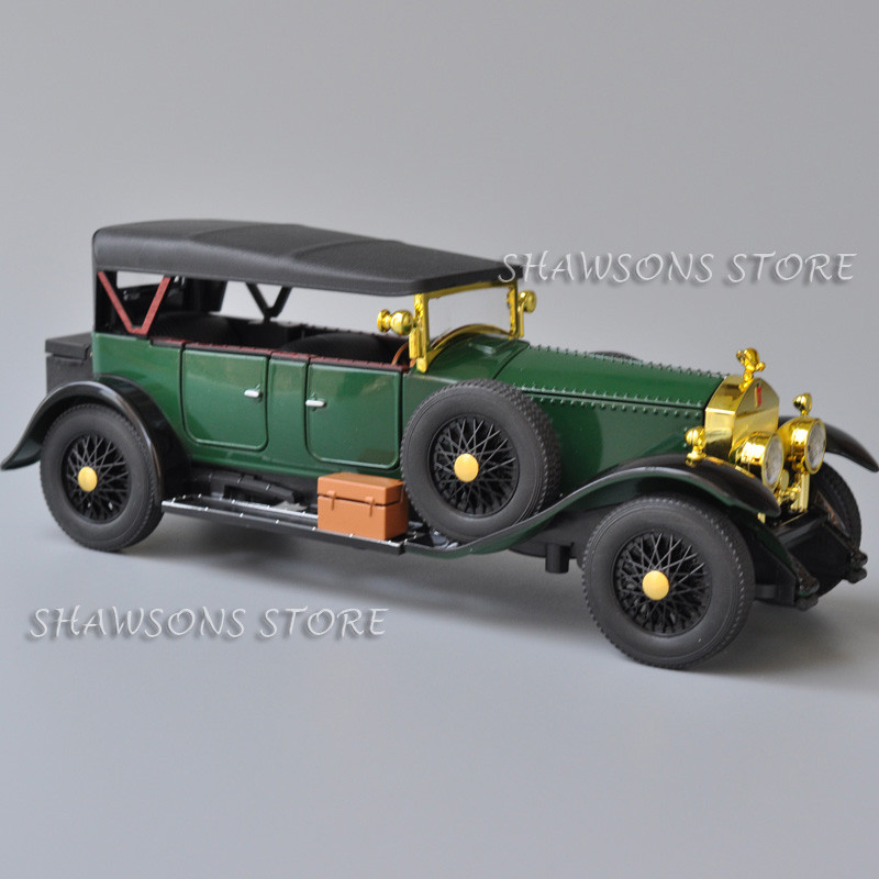 Modelo Fundido Em Escala 1 : 24 , Carro Vintage , Brinquedos , Rolls-Royce Phantom , Puxar Para Trás , Réplica Miniatura