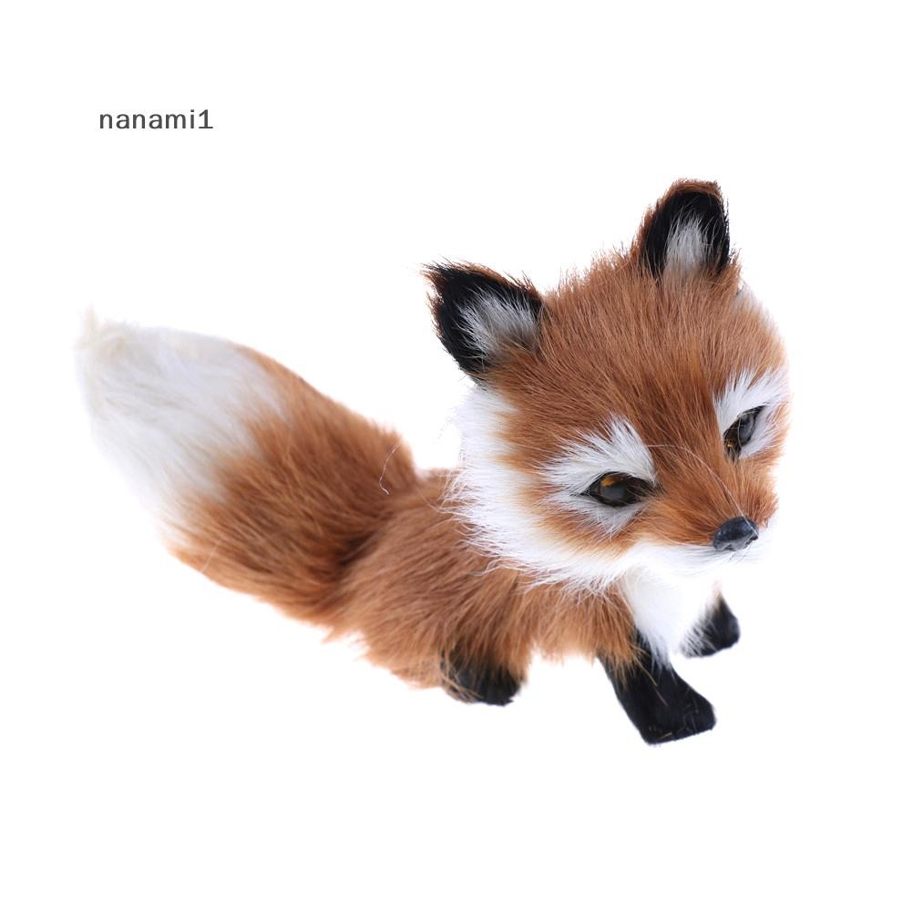 nanami1 Bonito Simulação Raposa Pelúcia Imitação De Peles Boneca Amarela Presente Decoração De Casa Boutique em Oferta na Shopee