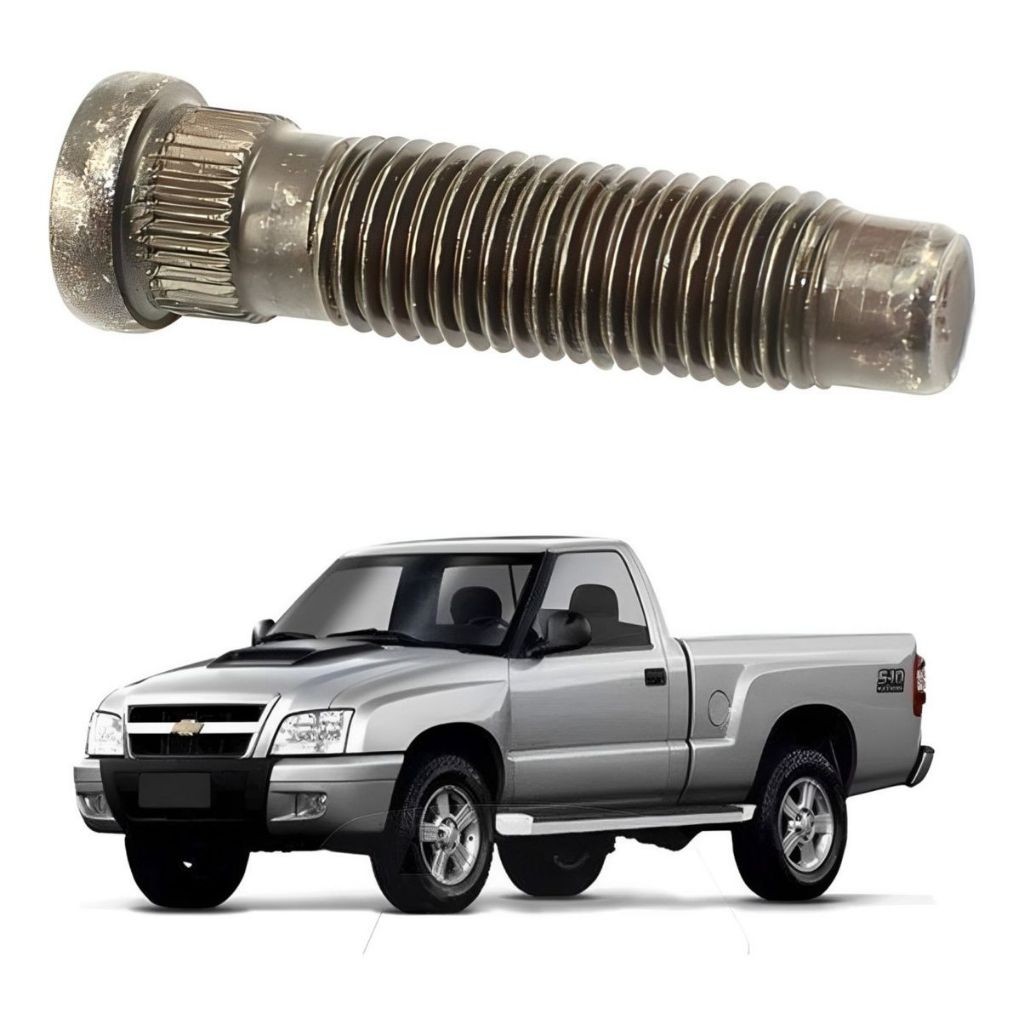 5 Parafuso Roda S10 Blazer 4x4 Dt E Tr. 1,5x48/52,5 Longo