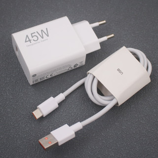 Original 45W Xiaomi Ue Turbo Adaptador De Alimentação Carregamento Rápido 1/1.5/2 M Tipo C Cabo Para Mi 15 14 13 12 Ultr em Oferta na Shopee