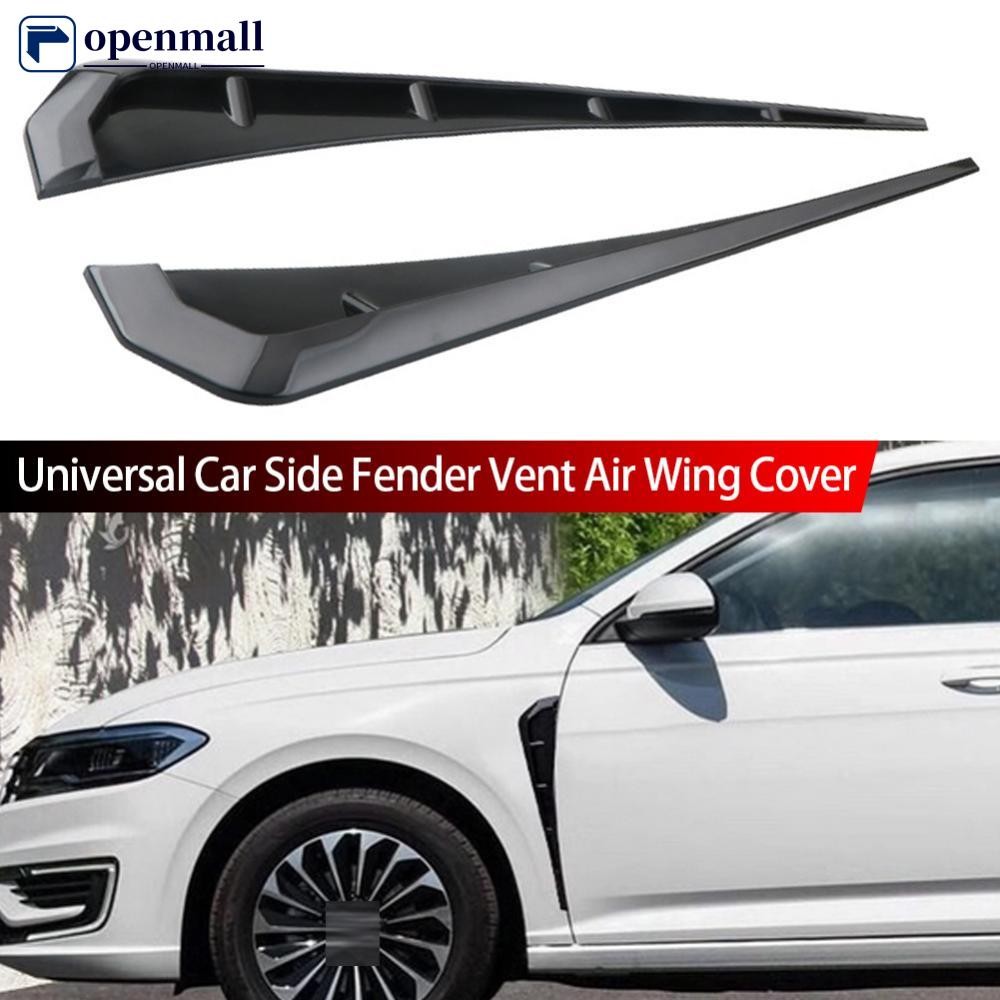 Nobleflying OMALL 2 Pçs Universal Lado Do Carro Fender Ventilação Asa De Ar Capa Moldagem Guarnição Spoiler Adesivos Ent