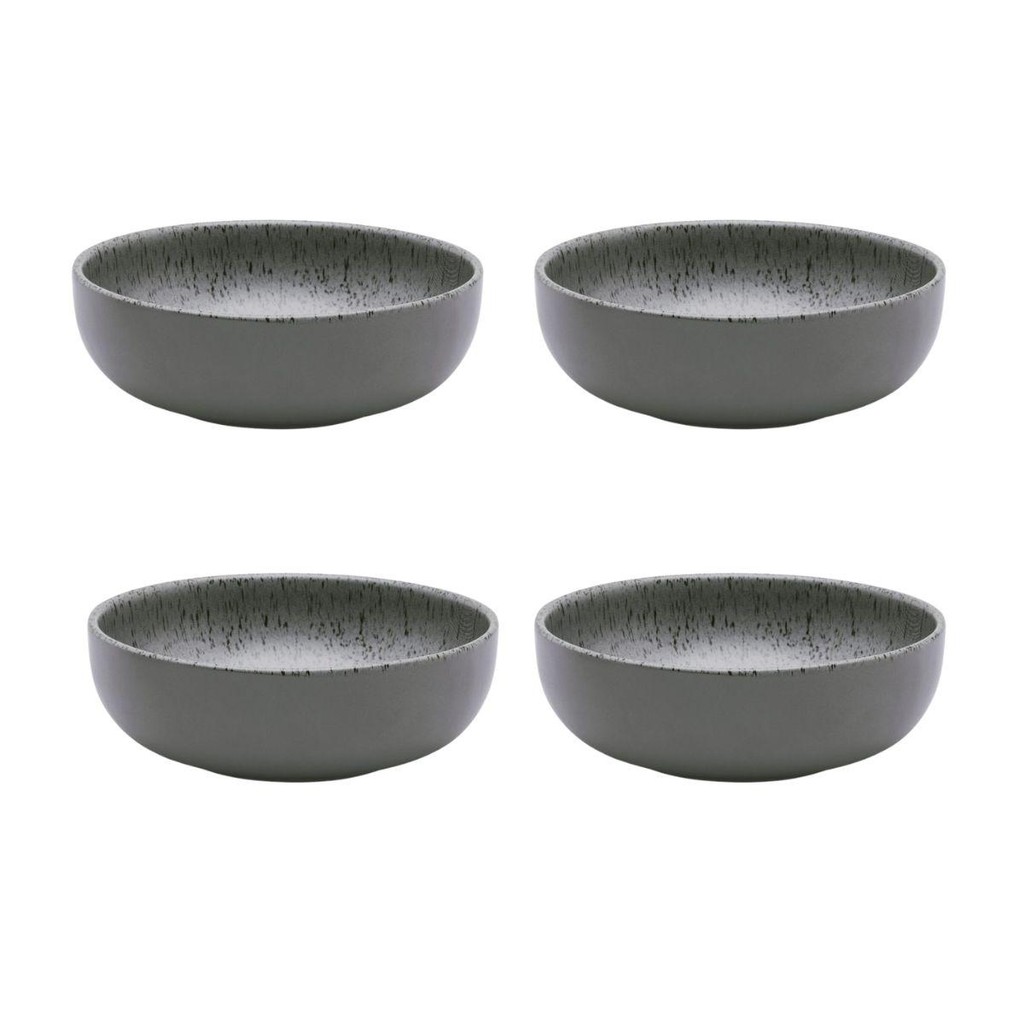 Jogo de 4 tigelas 600ml Oxford Flat Gray em Oferta na Shopee