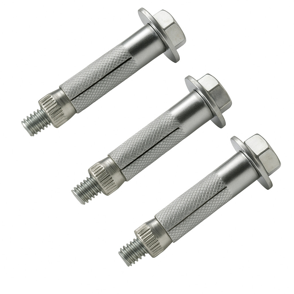 Parabolt Chumbador 1/4" x 2"  Kit 10;  20 e 50 peças Fixação Pesada em Concreto