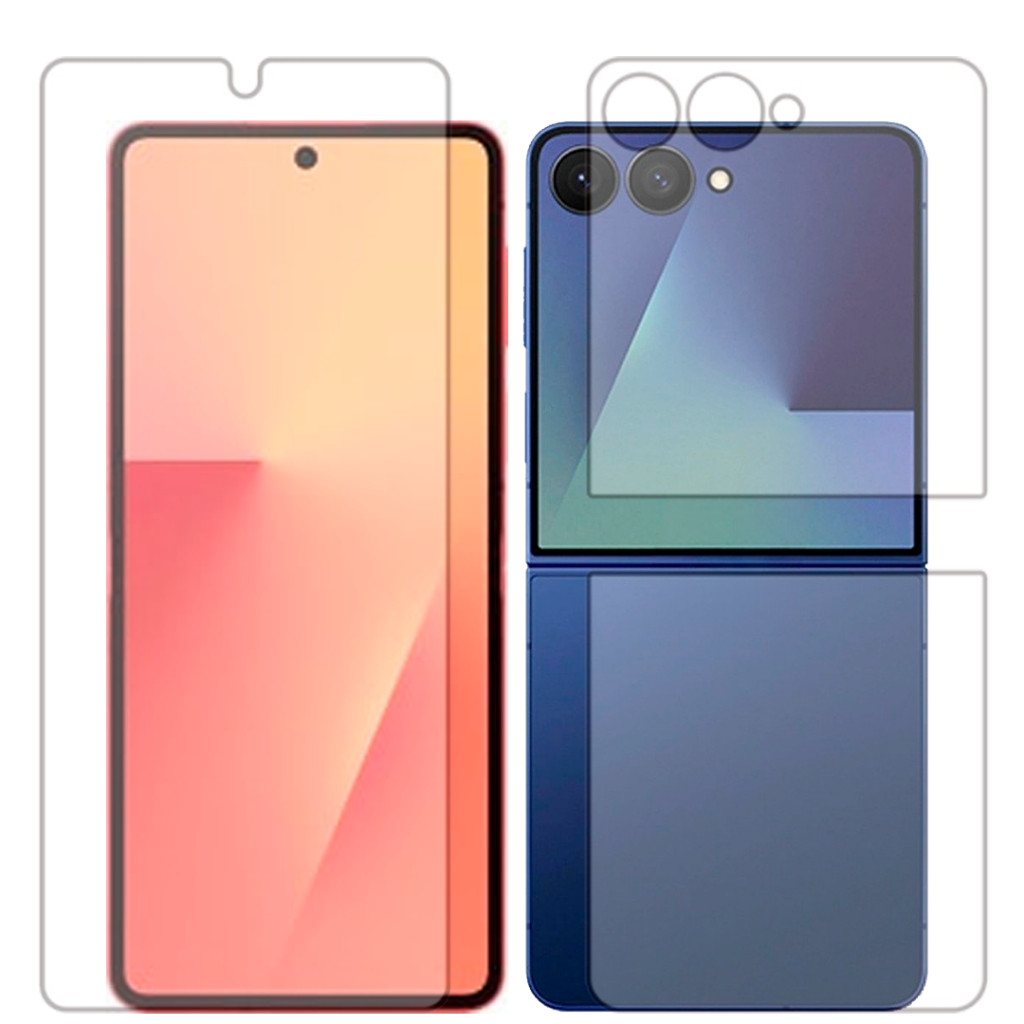 Película Hidrogel Frente e Verso para Samsung Z Flip 7 em Oferta na Shopee