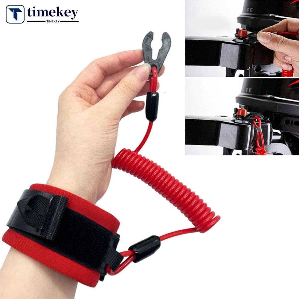 TIMEKEY Universal Barco Marinho Motor De Popa Cordão Matar Parar Interruptor Para YAMAHA Jet Ski Chave Corda Flutuante D