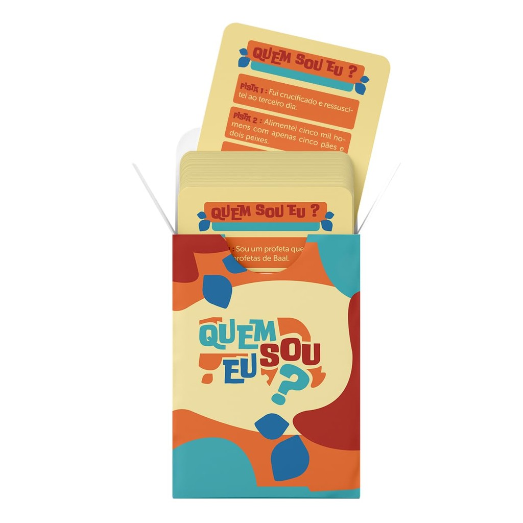 Quem Sou Eu | Jogo Bíblico de Cartas em Oferta na Shopee