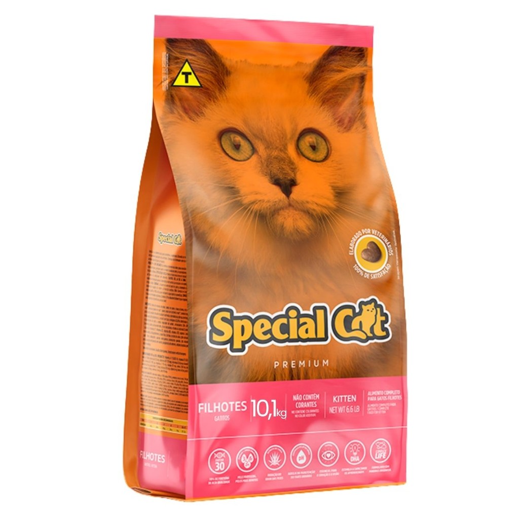 Ração Special Cat Para Gatos Filhotes Premium - 10,1Kg