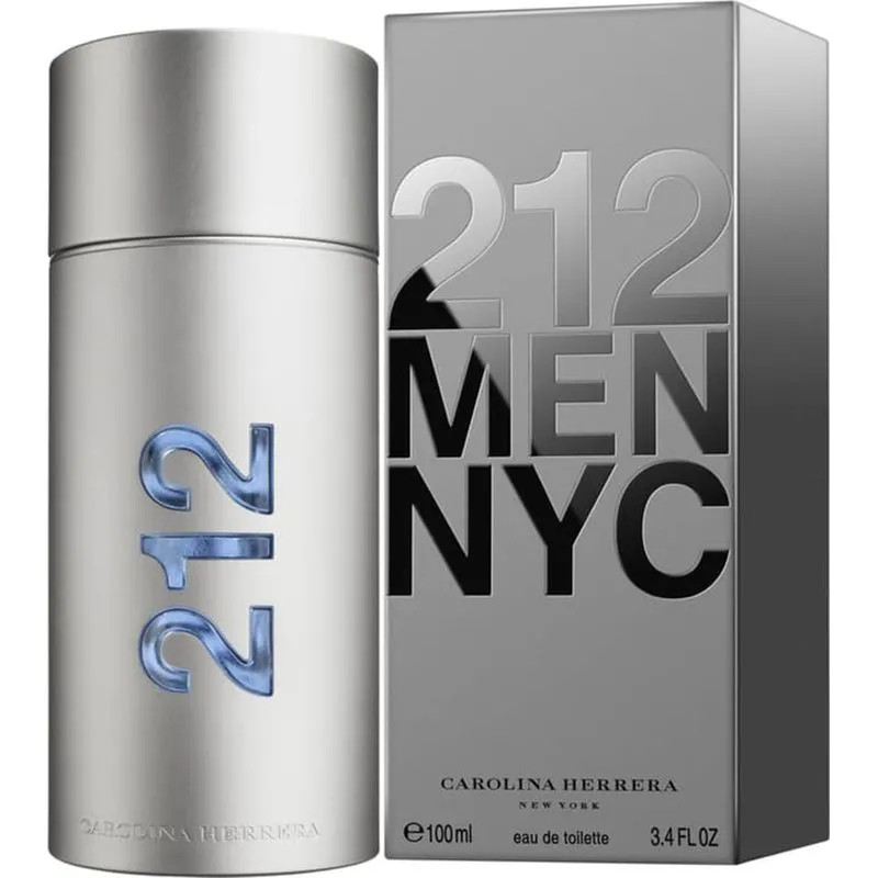 Perfume 212 Men Carolina Herrera 100ml EDT Masculino Original Importado Luxo
