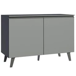 Balcão Cozinha 120 cm 2 Portas Com Pés Nice Madesa
