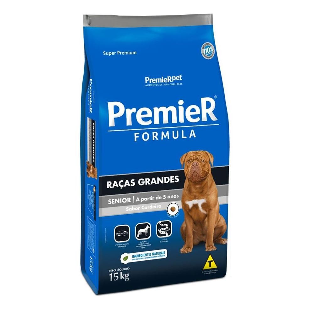 Ração Premier Formula Para Cães Sênior Grandes Cordeiro 15Kg em Oferta na Shopee