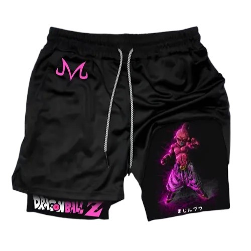Short Compressão 2 em 1 Dry-Fit Bolso Secreto Celular Dragon Anime Ball Z Academia Treino Fitness em Oferta na Shopee