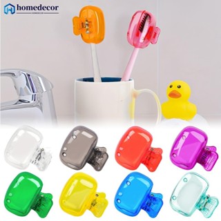 Homedecoração Plástico Portátil Viagem Escova De Dentes Cabeça Cobre Protetor Tampa Pod Caso Clipe Para Viagens Doméstic em Oferta na Shopee