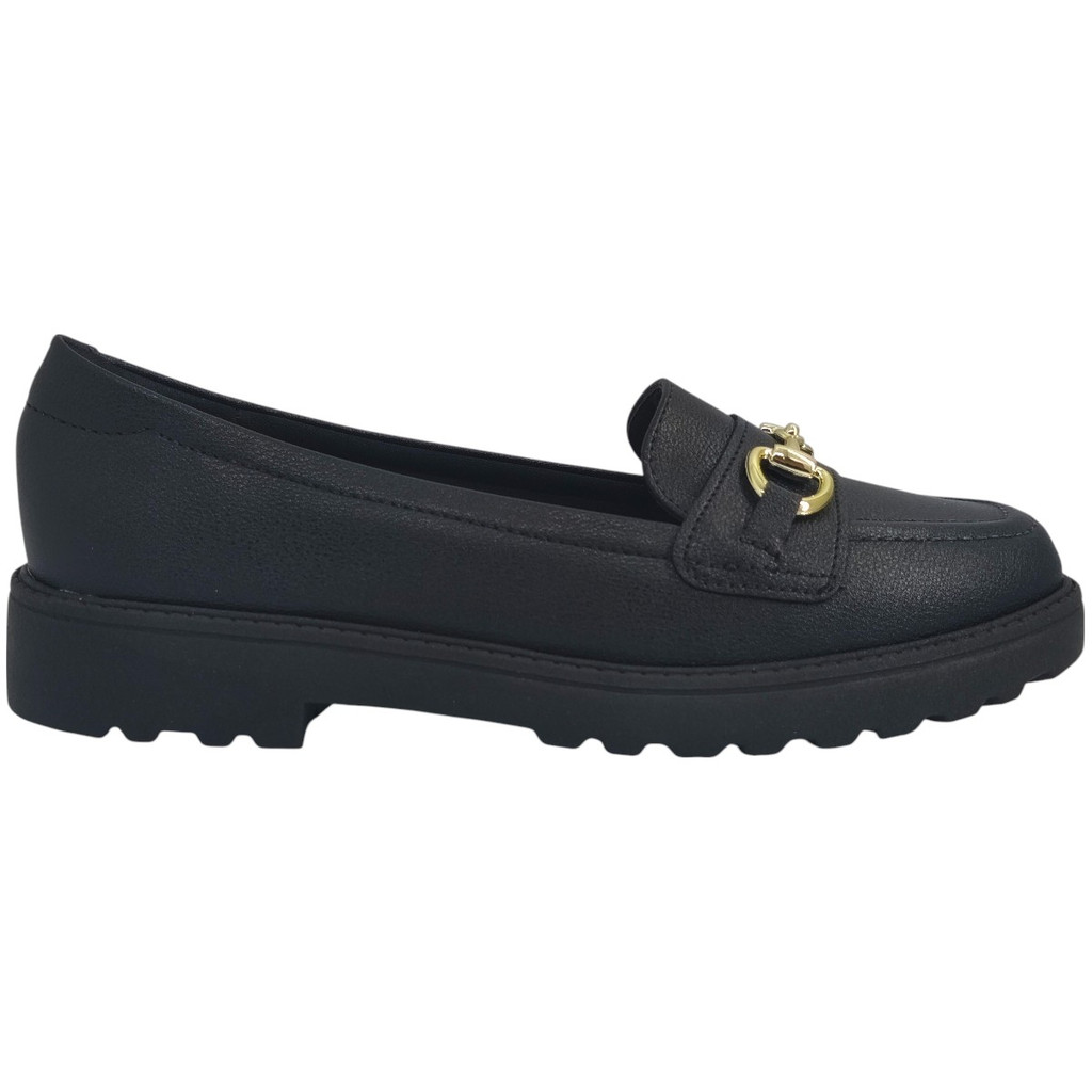 Sapato Feminino Mocassim Casual Social Elegante Dia a Dia Passeio Trabalho Solado Tratorado Calce Fácil Modare 7357.106