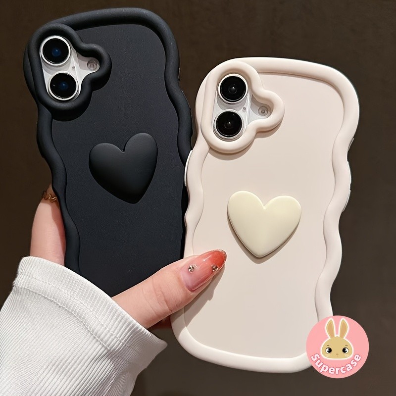 Capa De Telefone Macaron Wave Matte Heart Para Samsung Galaxy M35 S25 S24 S23 Pl