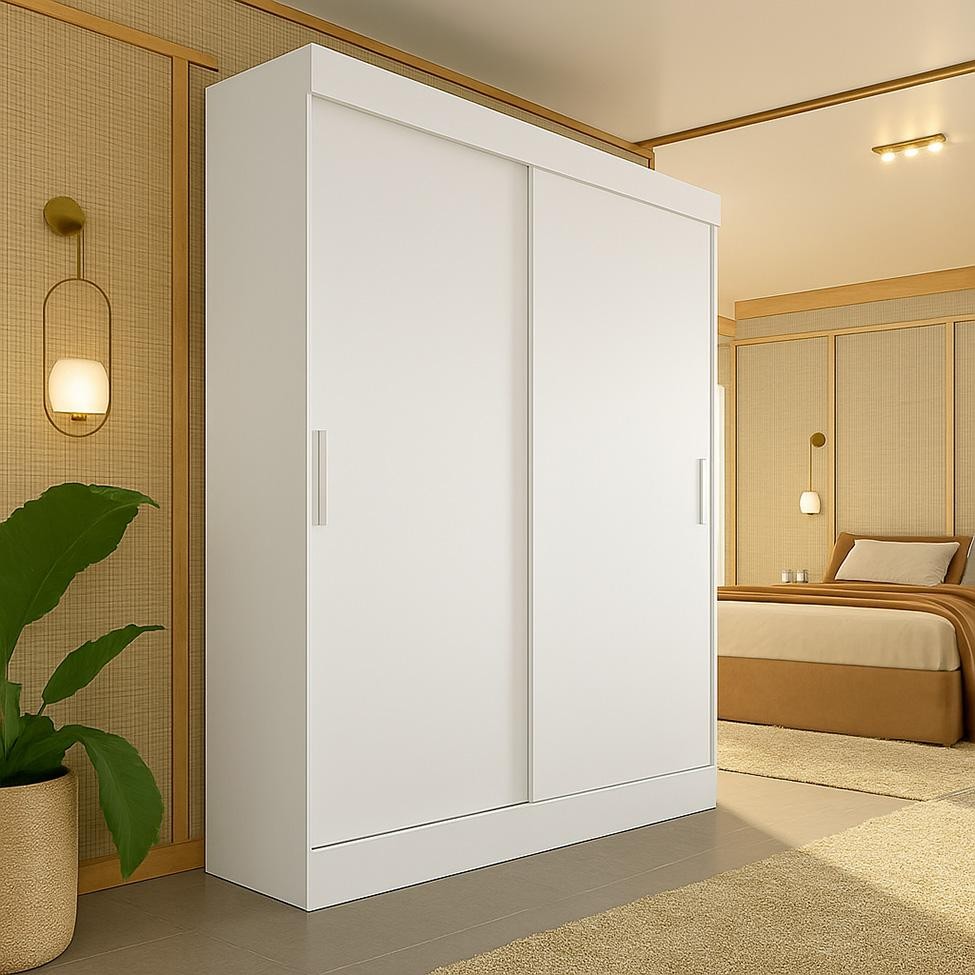 Guarda-Roupa Casal Boreal 2 Portas Branco