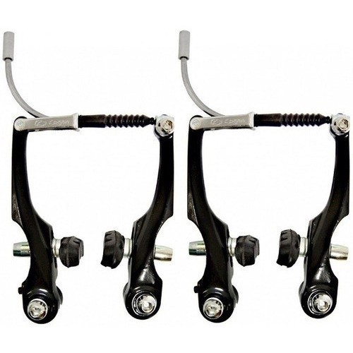Par Freio V-brake Alumínio De Bicicleta Logan Lb-919 Preto em Oferta na Shopee