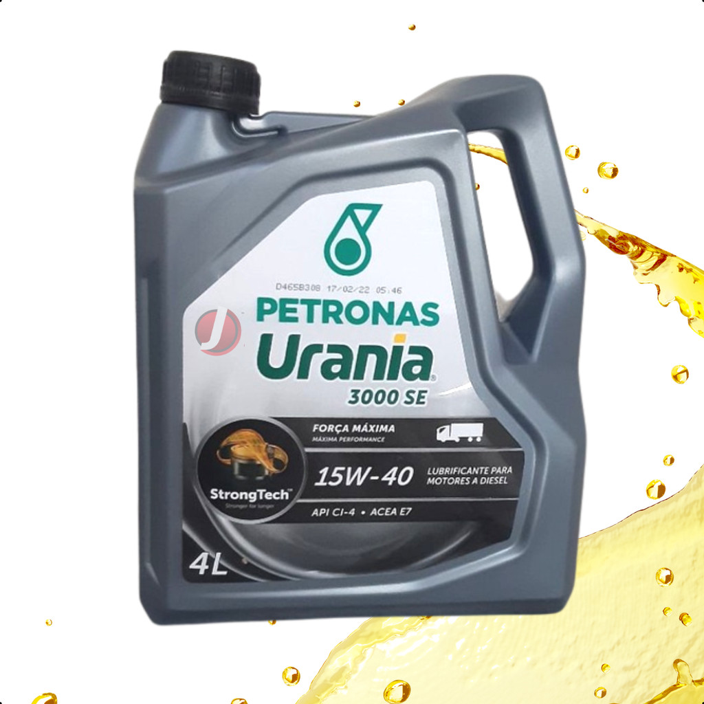 4 Litros Oleo Motor Diesel 15w40 Mineral A18 Urania API CI4 em Oferta na Shopee