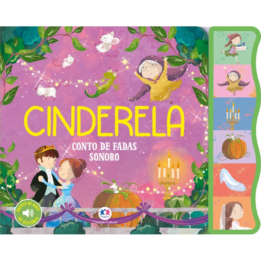 Livro Sonoro Cinderela em Oferta na Shopee