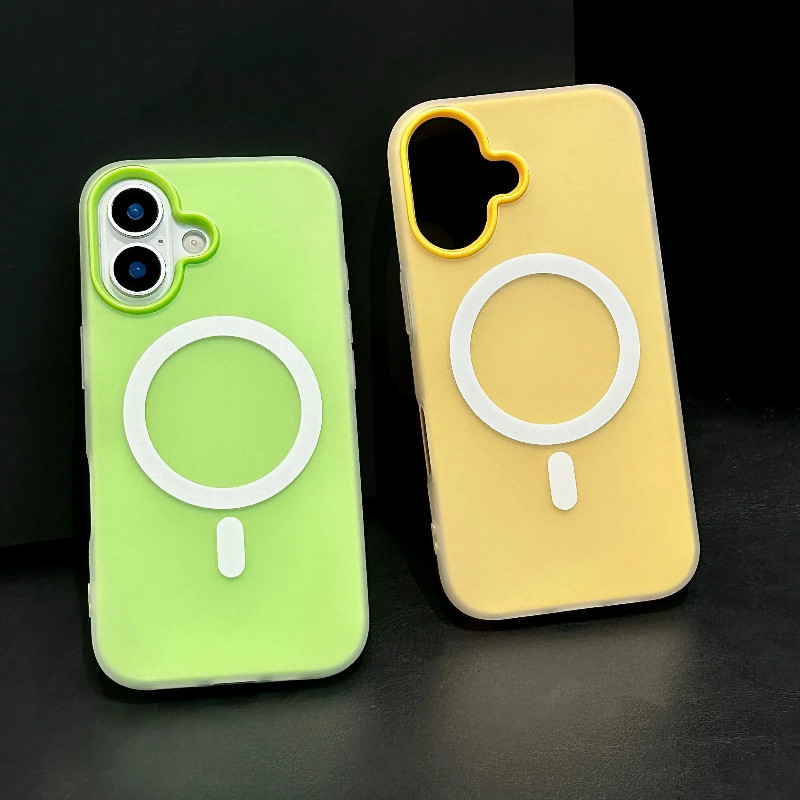 Para Samsung Galaxy A07 A05 A05S A17 A56 A54 A25 A35 A55 A15 4G 5G Cores Doces Carga Sem Fio Fosco Caso De Telefone 2 Em