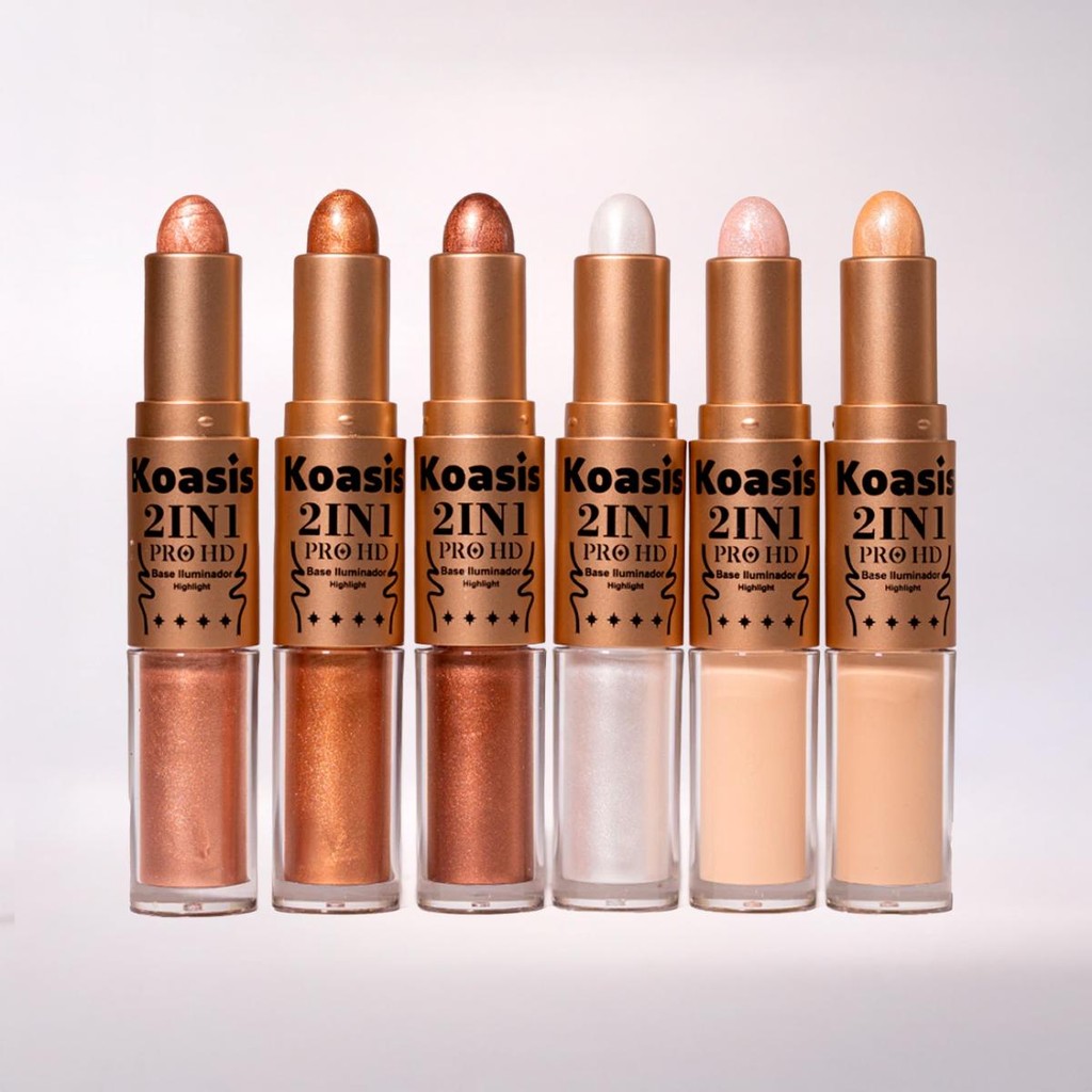 Base Iluminadora Efeito Glow Leve e Rápida Absorção KFI001 - Koasis em Oferta na Shopee