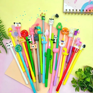 Kit 5/10/15/20 unidades Caneta fofa Criativa Gel Personagens Animadas Kawaii modelos em Oferta na Shopee