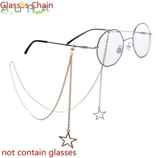 Corrente De Óculos AURA Acessórios De Desgaste De Olhos De Metal Estrela Oca Feminina em Oferta na Shopee