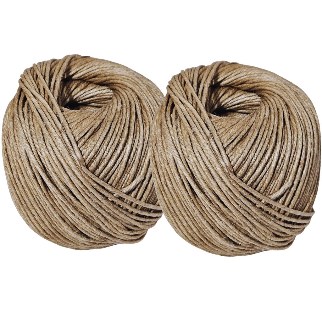 Kit C/2 Fio Barbante Rami 4mm Aprox. 130 Mts Cada Artesanato