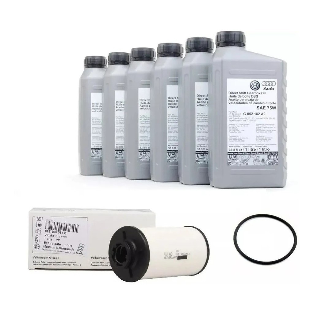 Kit Oleo Cambio Automatico + Anel Dsg Jetta Tsi Original Vw