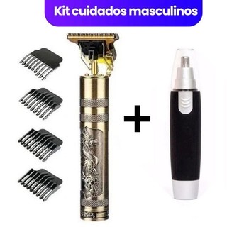 Máquina De Cortar Cabelo Para Barba Masculina Designer Aleatório Elétrico Profissional1
