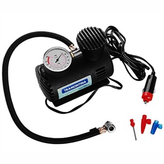 Compressor de Ar Portátil Tramontina Para Carros 300 psi 50W 12V em Oferta na Shopee