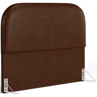 Cabeceira Cama Box Queen 160cm Orgânica Lanna W01 Couríssimo Marrom - Lyam Decor em Oferta na Shopee