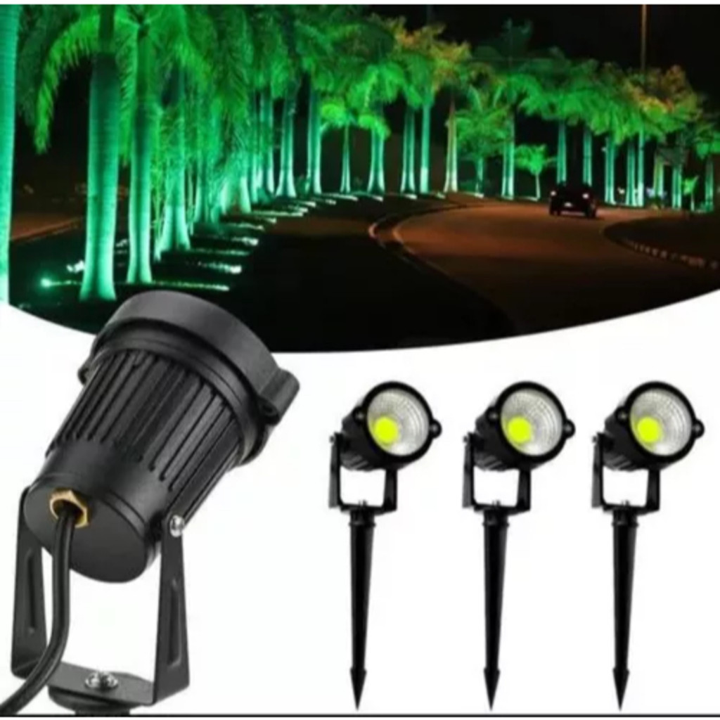 Luminária Espeto 5W de Jardim LED Iluminação Bivolt MDL C em Oferta na Shopee