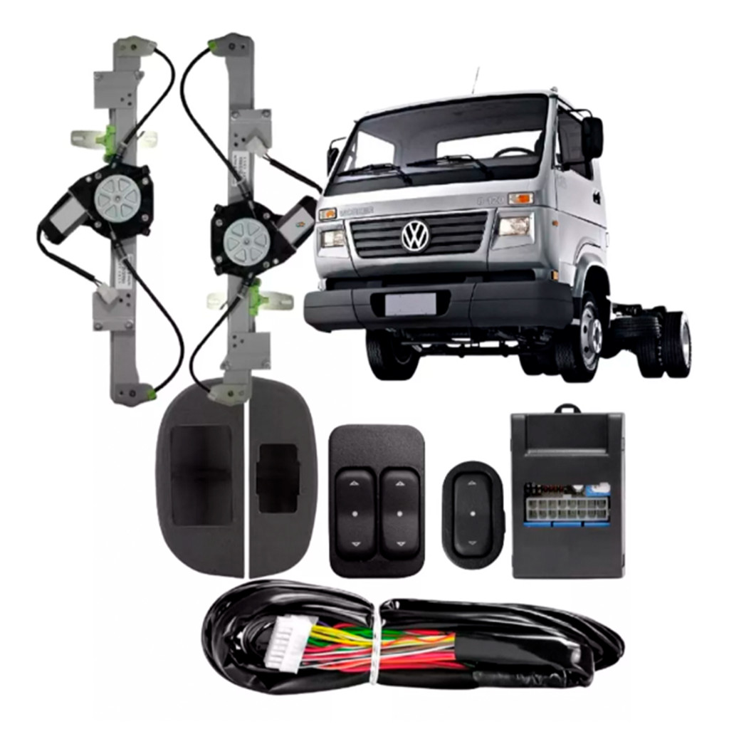 Kit Vidro Elétrico Caminhão VW Delivery 9150 8140 8120 8160