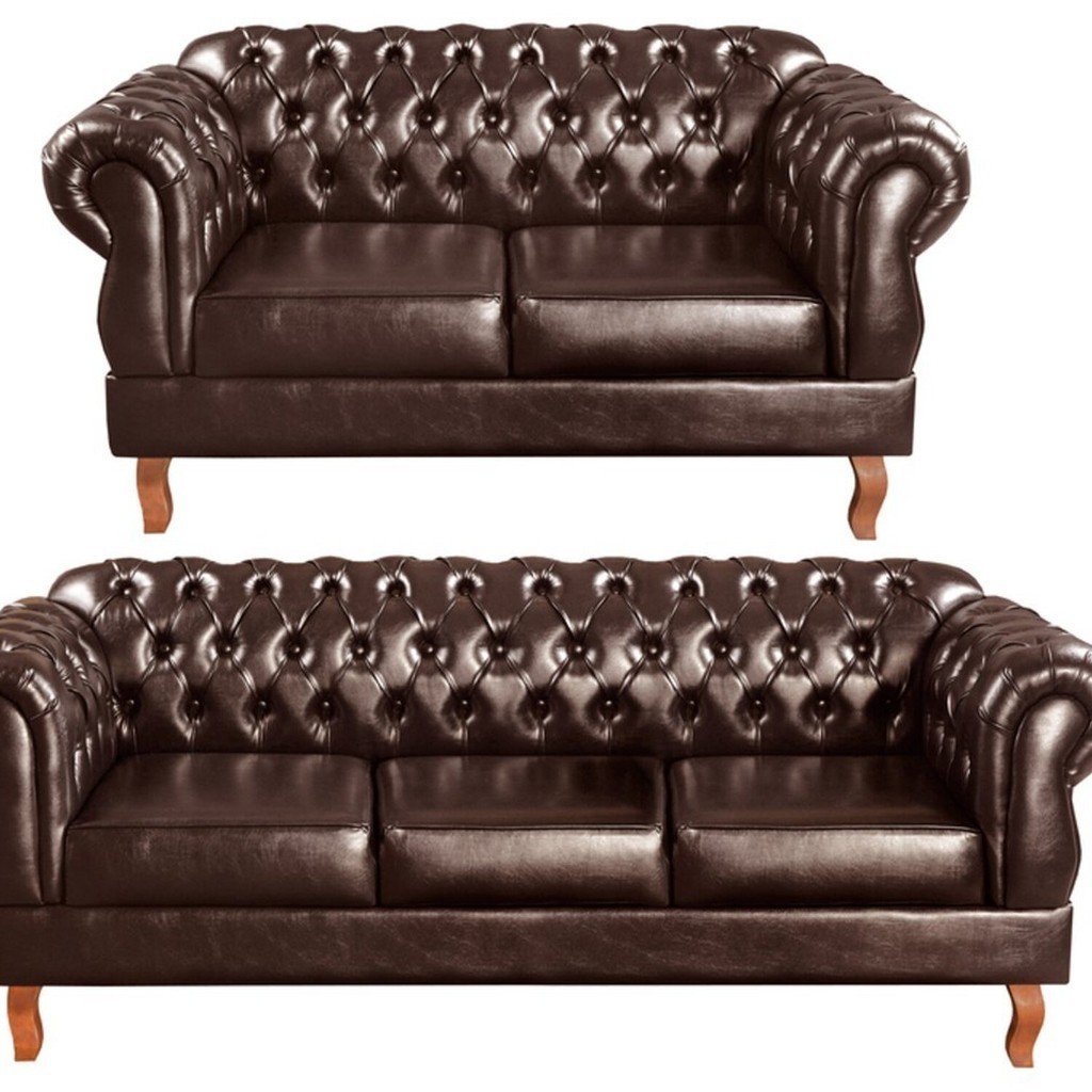 Sofá 2 e 3 Lugares Duquesa Decoração Sala Recepção Retrô Café em Oferta na Shopee