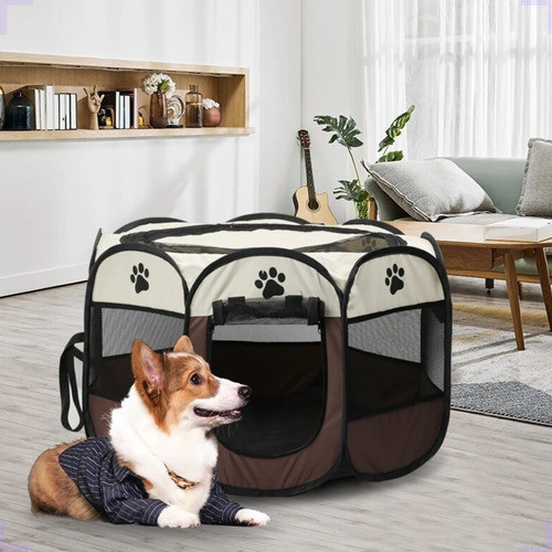 Casinha Dobrável Portátil Casa Cachorro Gaiola Cães Gatos pets Chiqueirinho Resistente Impermeável Para Viagem Confortável Prático Segurança e Proteção