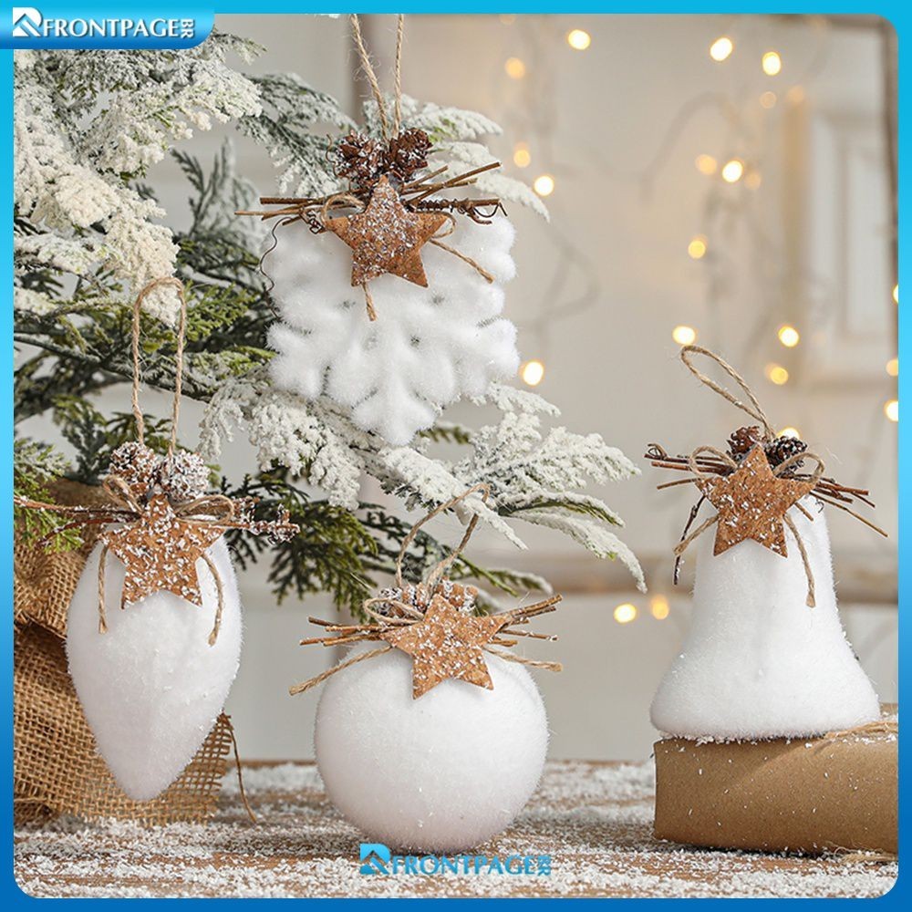 Decorações de Natal Decorações de Natal mais vendidas Decorações Bolas de Natal Floco de Neve Leve Decoração de Natal Presentes para Festas de Fim de Ano Bola de Espuma BR3