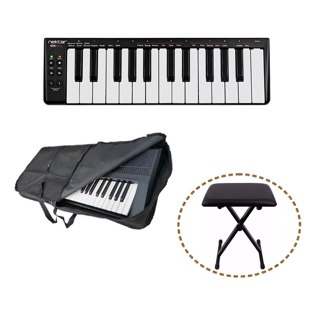 Se25 Nektar Teclado Controlador Midi + Banco/capa