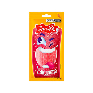 Canudinho Morango Cítrico 70g - Docile em Oferta na Shopee