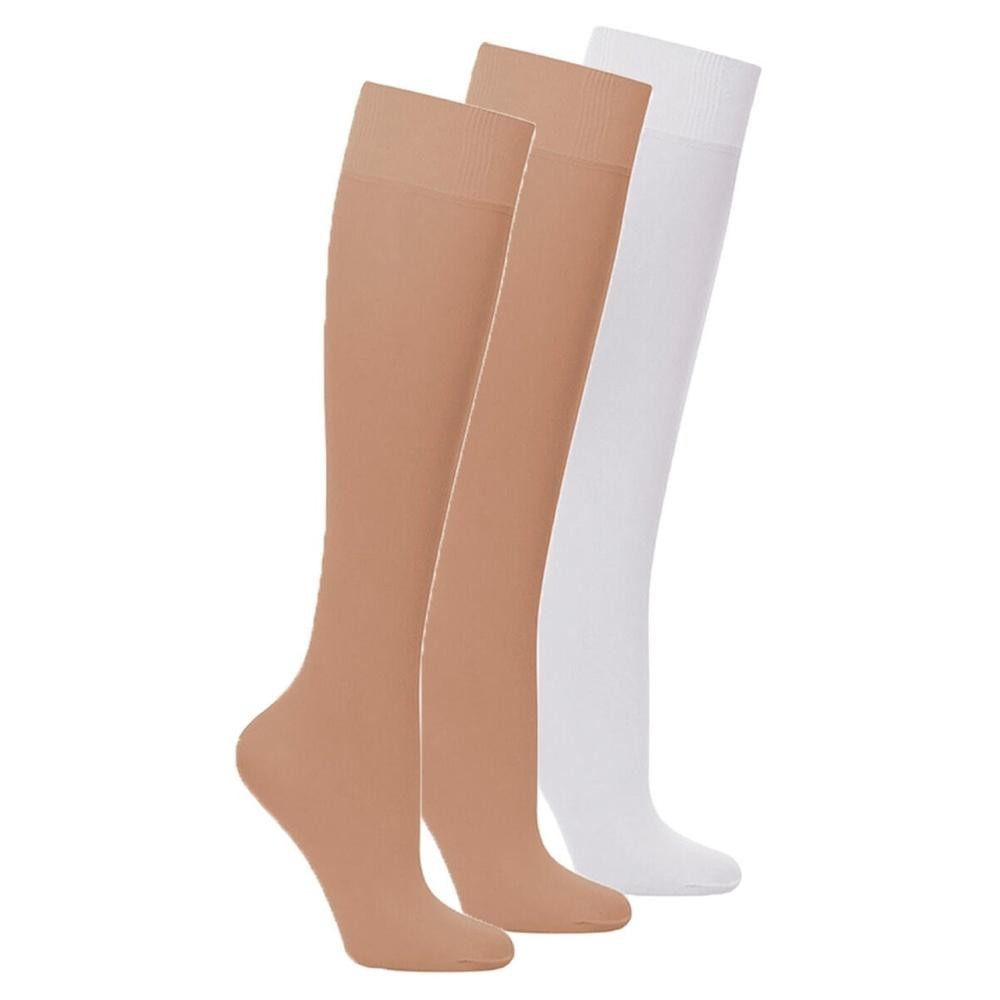 Kit com 3 Meias 3/4 Fio 20 Loba 5510-001 - Women Clothes