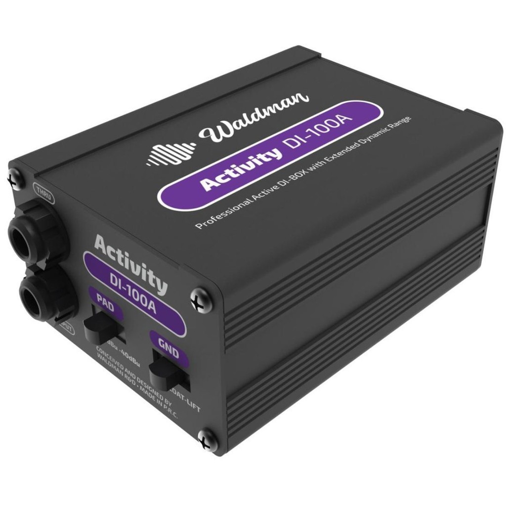 Direct Box Ativo Waldman DI-100A Bypass Activity - 1 Canais