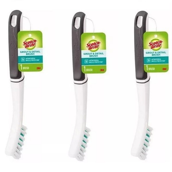 Kit 3 Escova Limpa Limo Rejunte SCOTCH-BRITE 3M em Oferta na Shopee