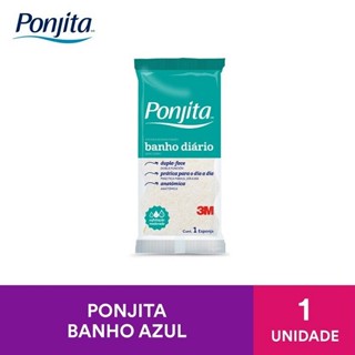 Esponja de Banho Ponjita Banho Diario COR Sortida em Oferta na Shopee