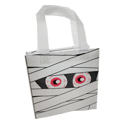 Sacola de Plástico de Halloween - Múmia- 19x20x9cm - 1 unidade - Rizzo