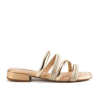 Tamanco Mississipi de Salto Baixo Metalizado MB941 em Oferta na Shopee