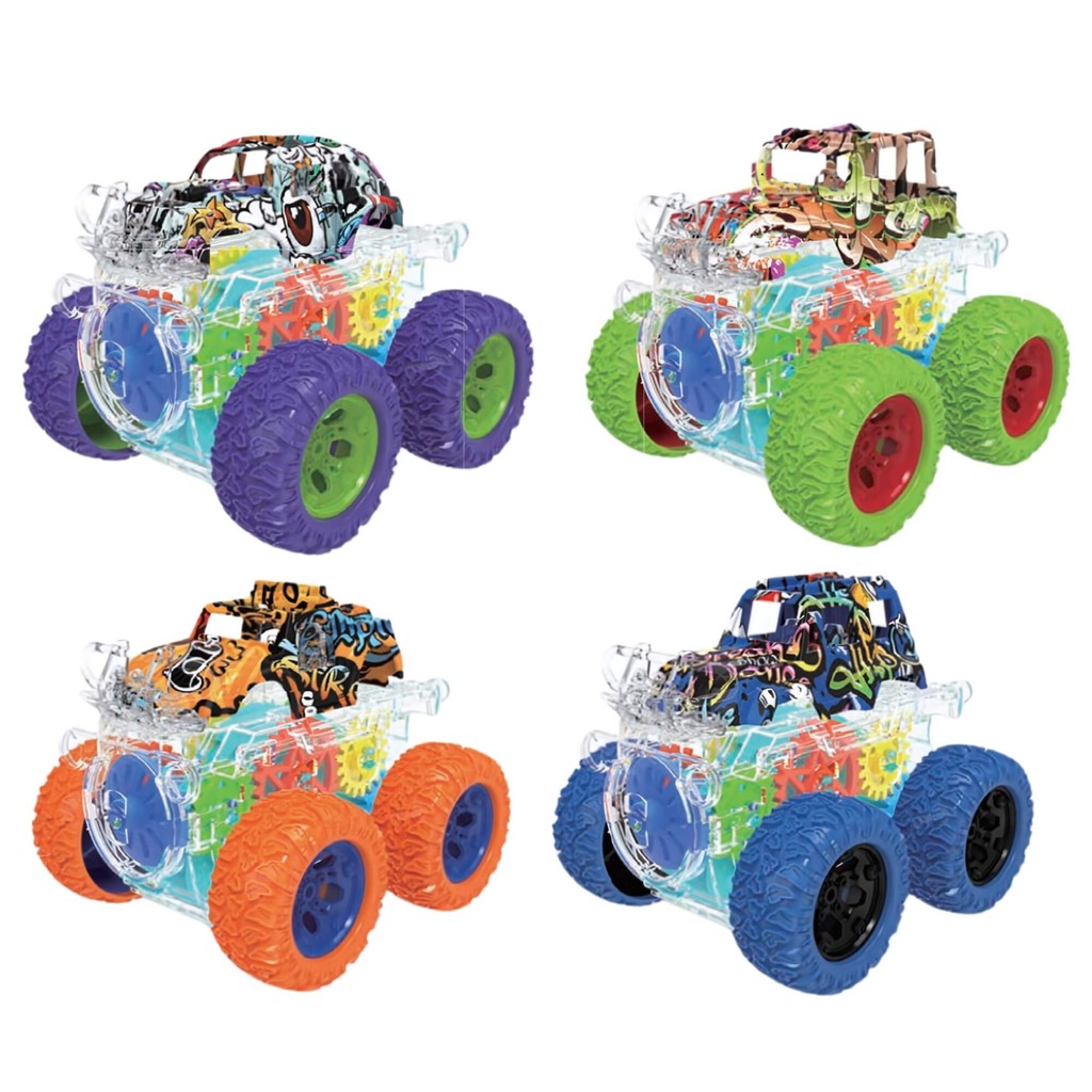 Brinquedo Infantil Carrinho com Engrenagem Sortido e Unitário Coloria - 310407572