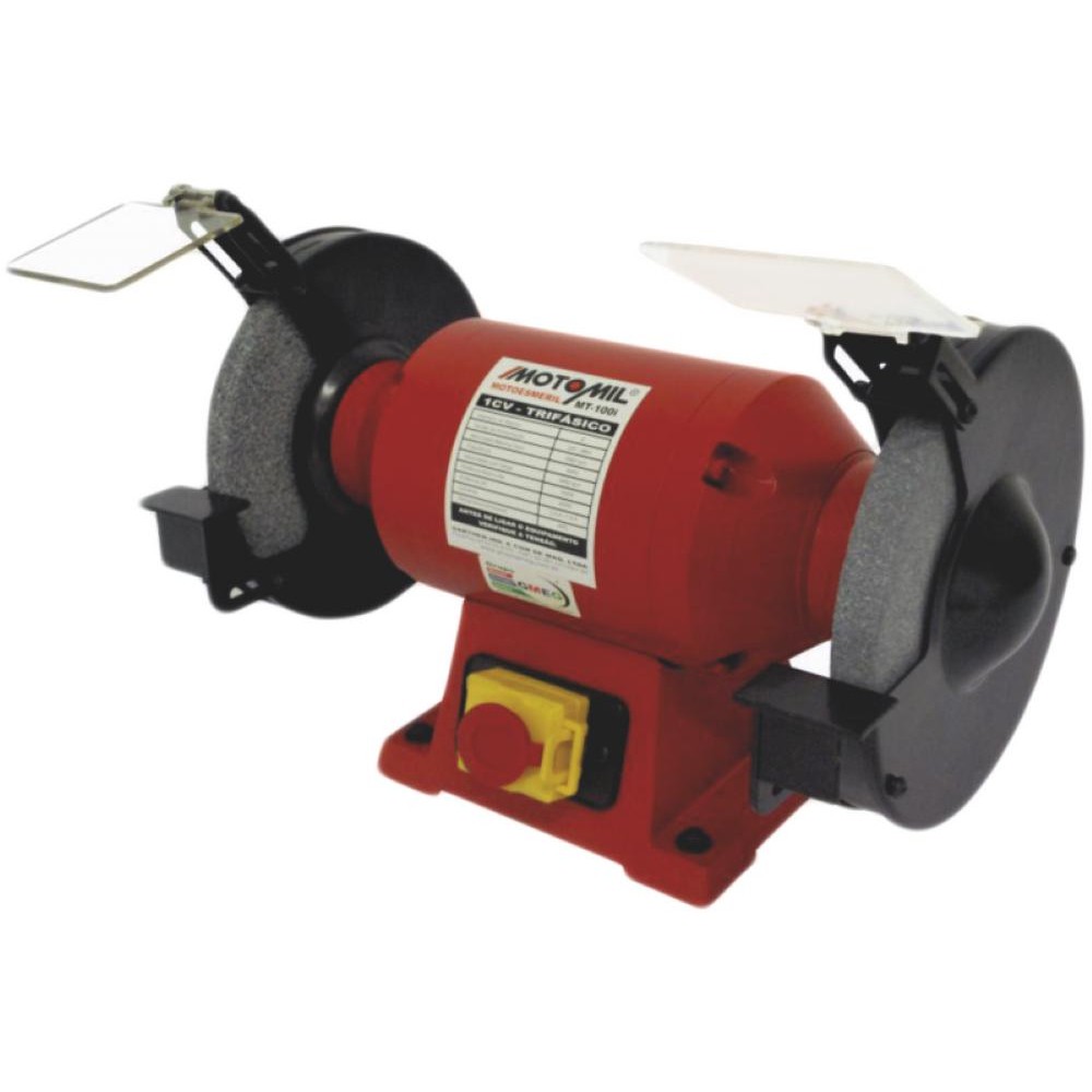 Motoesmeril 1HP Trifásico 220/380V 60Hz MT-100I Motomil em Oferta na Shopee