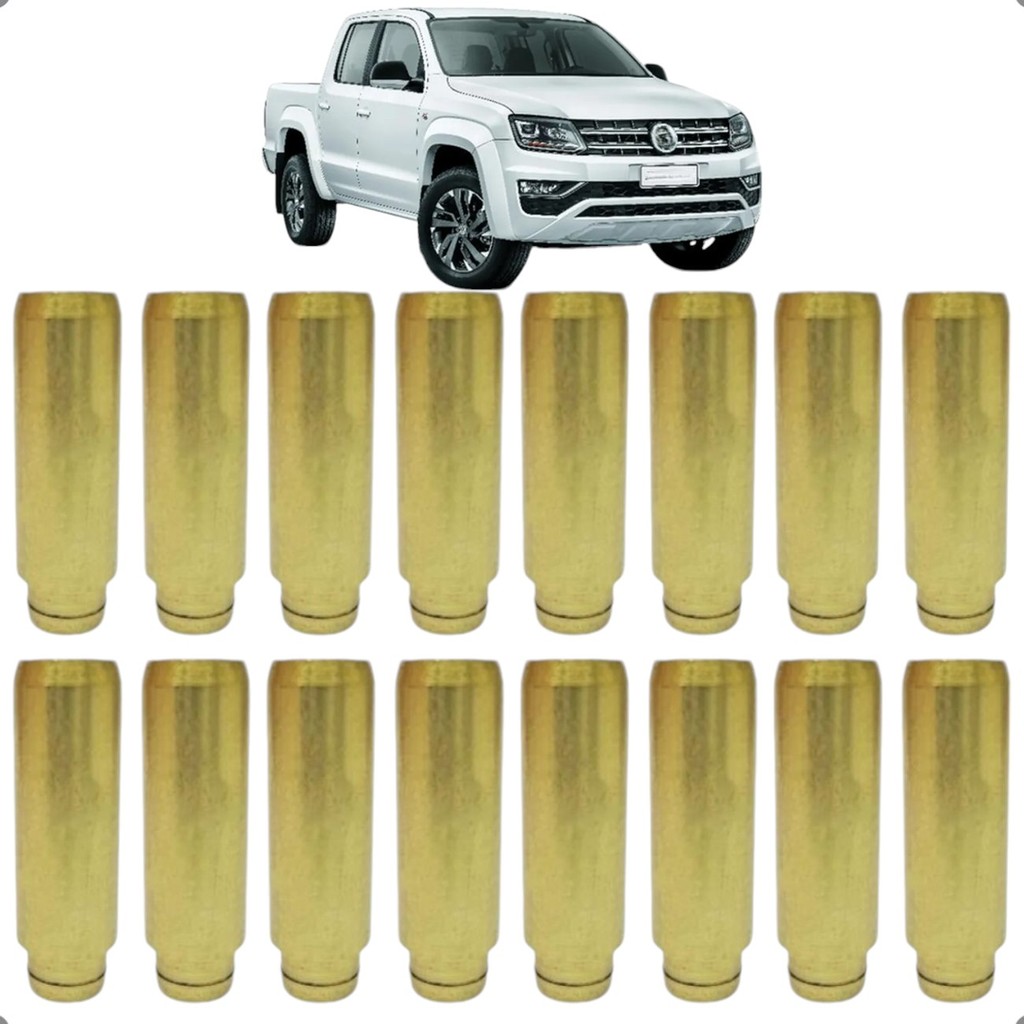Jogo 16 Guias De Valvula De Bronze Riosulense Amarok 2.0 16v Turbo Biturbo 2012 A 2025