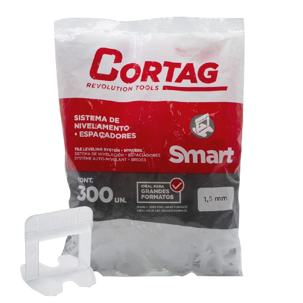 Espaçador Para Nivelador 1,5mm Com 300 Unidades (SMART 61980) - Cortag